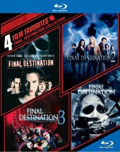 The Final Destination Collection includes the first four entries and is available on DVD and blu ray. 