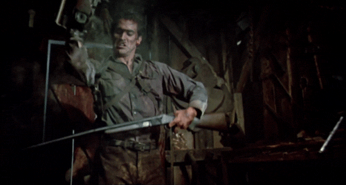 Bruce Cambell in "Evil Dead 2."