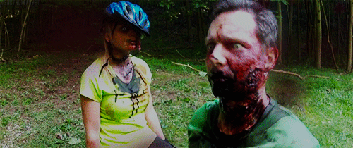 Scene from A Ride in the Park in "VHS 2."